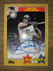 Cecil Fielder #87ASA-CFI Baseball Cards 2022 Topps 1987 All Stars Autographs Prices