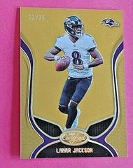 Lamar Jackson [Mirror Gold Etch] Football Cards 2019 Panini Certified Prices