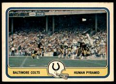 Baltimore Colts [Human Pyramid] Football Cards 1981 Fleer Team Action Prices