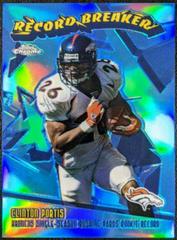 Clinton Portis [Refractor] #RB5 Football Cards 2003 Topps Chrome Record Breakers Prices