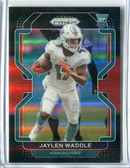 Jaylen Waddle [Red] Football Cards 2021 Panini Chronicles Prizm Black Prices