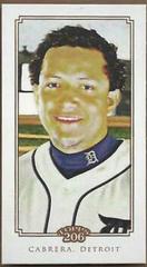 Miguel Cabrera [Mini American Caramel] #269 Baseball Cards 2010 Topps 206 Prices