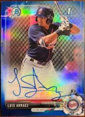Luis Arraez [Blue Mojo] #CPA-LA Baseball Cards 2017 Bowman Chrome Prospects Autographs Prices