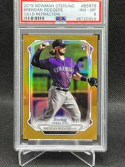 Brendan Rodgers [Gold Refractor] #BSR-78 Baseball Cards 2019 Bowman Sterling Prices