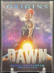 Dariq Whitehead #8 Basketball Cards 2023 Panini Origins Dawn Prices