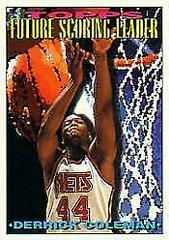 Derrick Coleman Basketball Cards 1993 Topps Prices