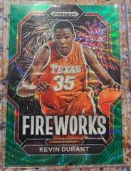 Kevin Durant [Green Wave] #17 Basketball Cards 2023 Panini Prizm Draft Picks Fireworks Prices