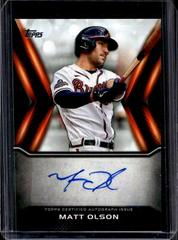 Matt Olson #TJA-MO Baseball Cards 2022 Topps Japan Edition Autograph Prices