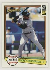 Rickey Henderson #64 Baseball Cards 2002 Donruss Originals Prices