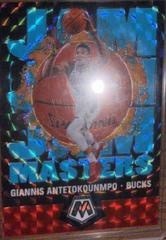 Giannis Antetokounmpo [Blue Fluorescent] Basketball Cards 2019 Panini Mosaic Jam Masters Prices