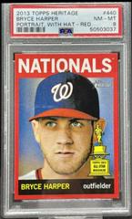 Bryce Harper [Portrait, With Hat Red] #440 Baseball Cards 2013 Topps Heritage Prices