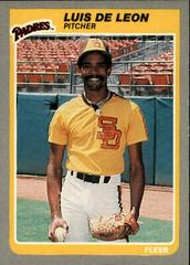 Luis DeLeon #29 Baseball Cards 1985 Fleer Prices