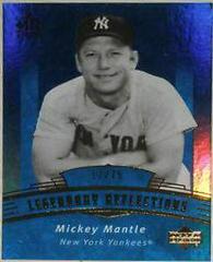 Mickey Mantle [Blue] #187 Baseball Cards 2005 Upper Deck Reflections Prices