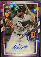 Akil Baddoo [Purple] Baseball Cards 2021 Topps Chrome Update Sapphire Rookie Autographs Prices
