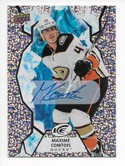 Maxime Comtois [White Snowflake Autograph] #3 Hockey Cards 2021 Upper Deck Ice Prices