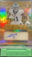 A. J. Brown #STB-AJB Football Cards 2022 Panini Gold Standard Setting the Bar Autographs Prices