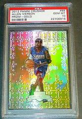 Allen Iverson [Gold] #89 Basketball Cards 2012 Panini Crusade Prizm Prices
