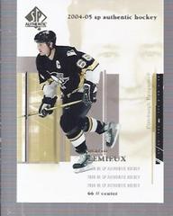 Mario Lemieux #72 Hockey Cards 2004 SP Authentic Prices