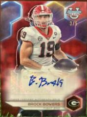 Brock Bowers [Red Lava] #BOA-BB Football Cards 2023 Bowman's Best University Autographs Prices