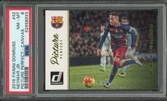 Neymar Jr. [Canvas] #42 Soccer Cards 2016 Panini Donruss Picture Perfect Prices