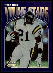 Terry Allen #7 Football Cards 1993 Panini Select Young Stars Prices