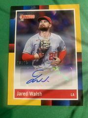 Jared Walsh [Gold] Baseball Cards 2022 Panini Donruss Retro 1988 Signatures Prices