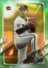 Hiroya Miyagi [Green] #144 Baseball Cards 2021 Topps Chrome NPB Nippon Professional Prices