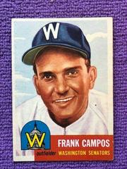 Frank Campos Baseball Cards 1953 Topps Prices