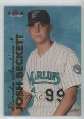 Josh Beckett #U-122 Baseball Cards 1999 Fleer Update Prices