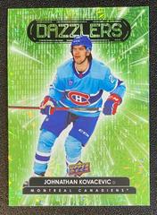 Johnathan Kovacevic [Green] #DZ-149 Hockey Cards 2022 Upper Deck Dazzlers Prices