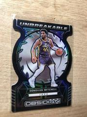 Donovan Mitchell Basketball Cards 2021 Panini Obsidian Unbreakable Prices