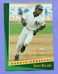 Gerald Williams Baseball Cards 1993 Score Select Prices
