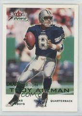 Troy Aikman [Draft Position] Football Cards 2000 Fleer Focus Prices