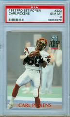 Carl Pickens Football Cards 1992 Pro Set Power Prices