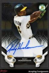 Rickey Henderson [Black] #RH Baseball Cards 2019 Topps High Tek Autographs Prices