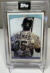 Frank Thomas [Artist Proof Silver] #17 Baseball Cards 2022 Topps X Lauren Taylor Prices