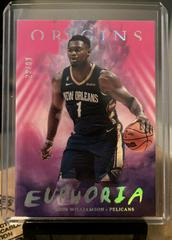Zion Williamson [Pink] #7 Basketball Cards 2022 Panini Origins Euphoria Prices