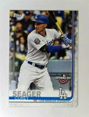 Corey Seager #5 Baseball Cards 2019 Topps Opening Day Prices