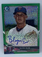 Blayne Enlow [Green Refractor] #BCP141 Baseball Cards 2018 Bowman Mega Box Chrome Prices