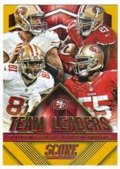 San Francisco 49ers [Gold] #31 Football Cards 2015 Panini Score Team Leaders Prices