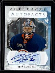 Ilya Sorokin #AF-IS Hockey Cards 2023 Upper Deck Artifacts Autograph Facts Prices