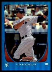Alex Rodriguez [Blue Refractor] Baseball Cards 2011 Bowman Chrome Prices