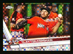 Clayton Kershaw [Xfractor] #HMT25 Baseball Cards 2017 Topps Chrome Update Prices