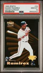 Manny Ramirez [Artist's Proof] #34 Baseball Cards 1996 Zenith Prices