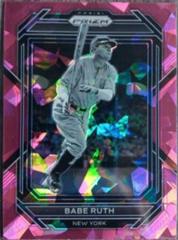 Babe Ruth [Pink Ice] #2 Baseball Cards 2023 Panini Prizm Prices