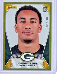 Jordan Love [Gold] #91 Football Cards 2020 Panini NFL Card Collection Prices