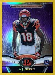 A.J. Green [Purple Refractor] #13 Football Cards 2011 Topps Platinum Prices