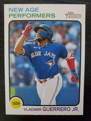 Vladimir Guerrero Jr. Baseball Cards 2022 Topps Heritage New Age Performers Prices