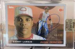 Barry Larkin Baseball Cards 2022 Topps Clearly Authentic 1955 Reimagining Autographs Prices