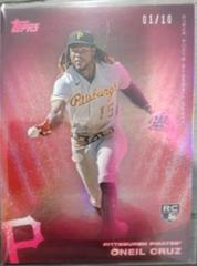 Oneil Cruz [Pink Glitter] #196 Baseball Cards 2022 Topps X Steve Aoki Prices